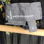 Anthropologie Jamison ruffled black floral tunic blouse Photo 7