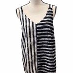 Jana black & white vertical & horizontal stripe M. Size M Photo 0