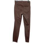 L'Agence Margot High Rise Skinny Jeans In Pine Bark Brown Cropped Womens Size 25 Photo 4