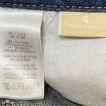 Michael Kors Blue Stretch Denim Jeans Size 4 Mid Rise Ankle Zip Casual Classic Photo 5