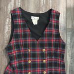 LANZ OF SALZBURG Vintage Plaid Dress Red Size M Photo 4