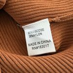 Princess Polly  Rust Ribbed Knit Halter Crop Top – Women’s Size M/L Photo 1