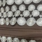 Phase Eight 12 Praline/Cream Layered Lace Occasion Shift Dress & Shrug Brown Size 14 Photo 2