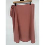 Athleta Women’s 1X Grace Wrap Skirt Palermo Pink Lightweight Side Tie Travel Photo 3