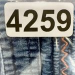 Dress Barn Denim Vest Embroidered Floral Cotton Sleeveless Top Blue Size Small Photo 7