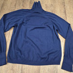 Talbots  Ribbed Stretch Dark Blue Turtleneck Sweater Pullover Thin L Portugal Photo 0