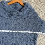 Pink republic 🦋  Blue Cowl Neck Sweater Comfy Soft Cozy Casual Medium Photo 4