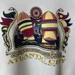 Fruit of the Loom 1992 Atlantic City Sweatshirt Vintage White XL Extra Large Crewneck Unisex Photo 4