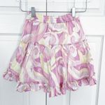 Hill House The Paz Linen Skirt in Candy Kaleidoscope Pink Photo 4