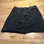 Hollister  Black Ultra High-Rise Jean Skirt - size 27 Photo 8
