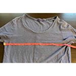 Cut Loose Dress Womens Medium Linen Cotton Lagenlook High Slit Layer Coastal USA Blue Photo 6