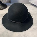 Morgan Taylor NWT  Women's Hat Black 100% Wool Australia Adjustable Photo 1
