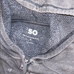 SO  Size S 2 Piece Gray Hoodie and Joggers Set Photo 2