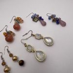 Lot Of 4 Costume Earrings Pierced Dangle Drop / Some Bead / Beaded Photo 3