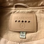 BLANK NYC  Women's Cream Leather Jacket Photo 7