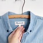 Madewell • Oversized Chambray Boyshirt button down boyfriend shirt denim blue Photo 5