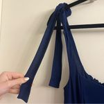 Reformation Twilight Midi Dress Danube Navy Blue 2 Photo 8