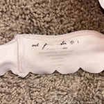 Urban Outfitters  Out From Under Ayden Scallop Triangle Bra White Bralette Photo 2