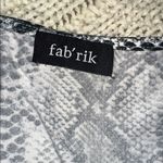 fab'rik  High Low Snake Print Dress in Black and Gray size small Photo 2