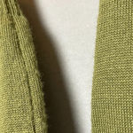 Wool Sweater Rabbit Patch‎ Quirky Green Turtleneck Long Sleeve Bunny Pullover Size M Photo 10