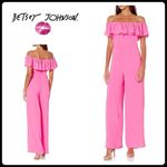Betsey Johnson New. bubblegum pink jumpsuit. Photo 1