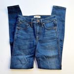 Madewell 10" High Rise Skinny Jeans Medium Wash Tencel Denim Edition Size 25 Photo 2