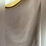 NWT Fanco Ribbed‎ One Shoulder Bodysuit, Small Tan Photo 4