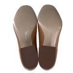 Calvin Klein Boots Womens 8 M Tan Lorah Luxor Ankle Chunky Heel Leather Booties Photo 5