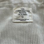 Sézane Sezane Cream Striped Tote Bag Photo 1