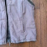 Tribal Reversible Faux Fur & Denim Vest in Chocolate Brown Photo 14