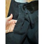 Bershka Womens black denim midi skirt sz 00 Photo 6