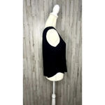 Vintage Langtry Women's Medium Black Scoop Neck Lightweight‎ Sleeveless Tank Top Photo 2