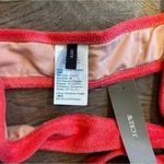 J.Crew NWT Double String Tie Triangle Bikini Top Removable Cup 2XL Terry Coral Photo 6