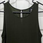 Anne Klein Dark Green Stretchy Sheath Sleeveless Mini Dress - Size 4 Photo 1