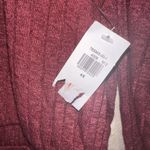 Old Navy Sweater Dress Womens Sz 4X Maroon Stretch Tight Knit Mock Neck Pullover Photo 2