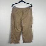 Eileen Fisher Eileen Fisher Women's Cropped Straight Leg Pants Tan Sz Petite L Photo 5