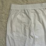 Aritzia Babaton Pants Heritage Poplin Mid-Rise Wide-Leg Elastic Waist White S Photo 5