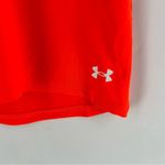 Under Armour  Womens Size S Orange HeatGear Pintuck Short‎ Sleeve Shirt Photo 5