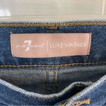7 For All Mankind Dark Wash high waist slim kick denim size 28 retro chic Photo 3