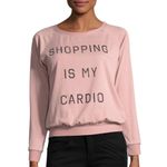 NWOT Prince Peter Shopping is my Cardio Sweatshirt Photo 4