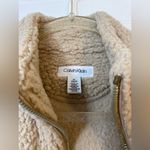 Calvin Klein  Teddy Fleece Tan Vest Jacket Photo 1