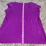 T Tahari T‎ Tahari small purple scoopneck blouse Photo 5