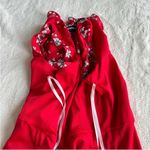 Karl Lagerfeld  Red Floral Ruffle Sleeveless Mini Dress 6 Photo 6