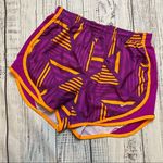 Nike Dri-Fit Purple and Orange Printed Tempo Shorts. Size Small. EUC. Photo 0