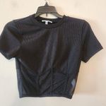 Love j black cropped top size womens medium Photo 0