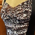 Animal Print Swimsuit Slimming One Piece 12 Black Photo 2