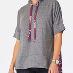 Matilda Jane ‎ Floral Carpool Lane Hooded Top - Small Photo 0