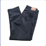 Levi's Corduroy Pants Women Size 31" Brown Wedgie Straight Button Fly Stretch Photo 2