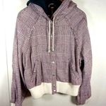 Free People  Fabian Plaid bomber jacket size Medium Photo 0