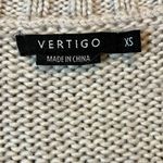 Vertigo  Cream Short Sleeve Batwing Dolman Oversized Sweater Extra Small Photo 6